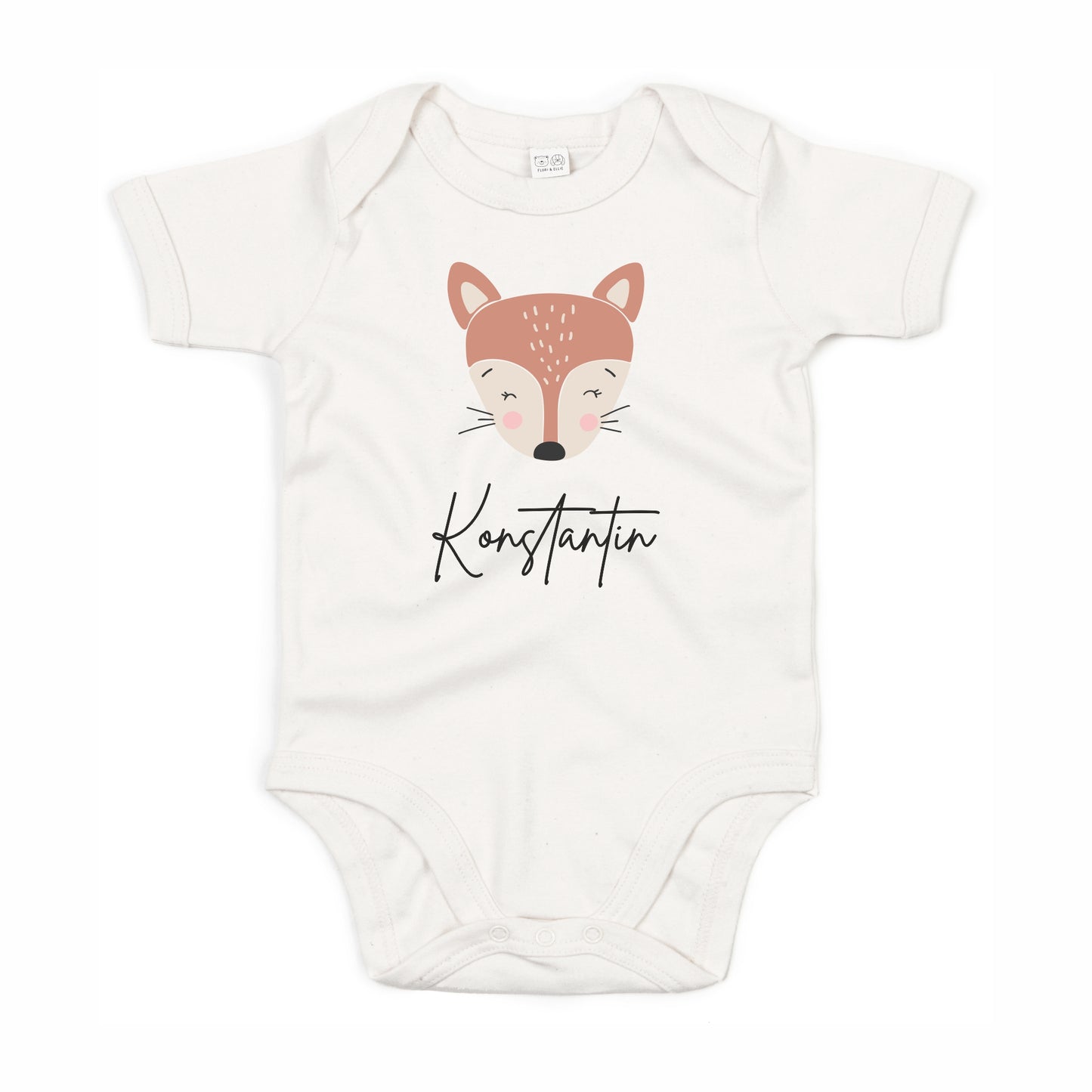 Kurzarmbody Bio Baumwolle Fuchs