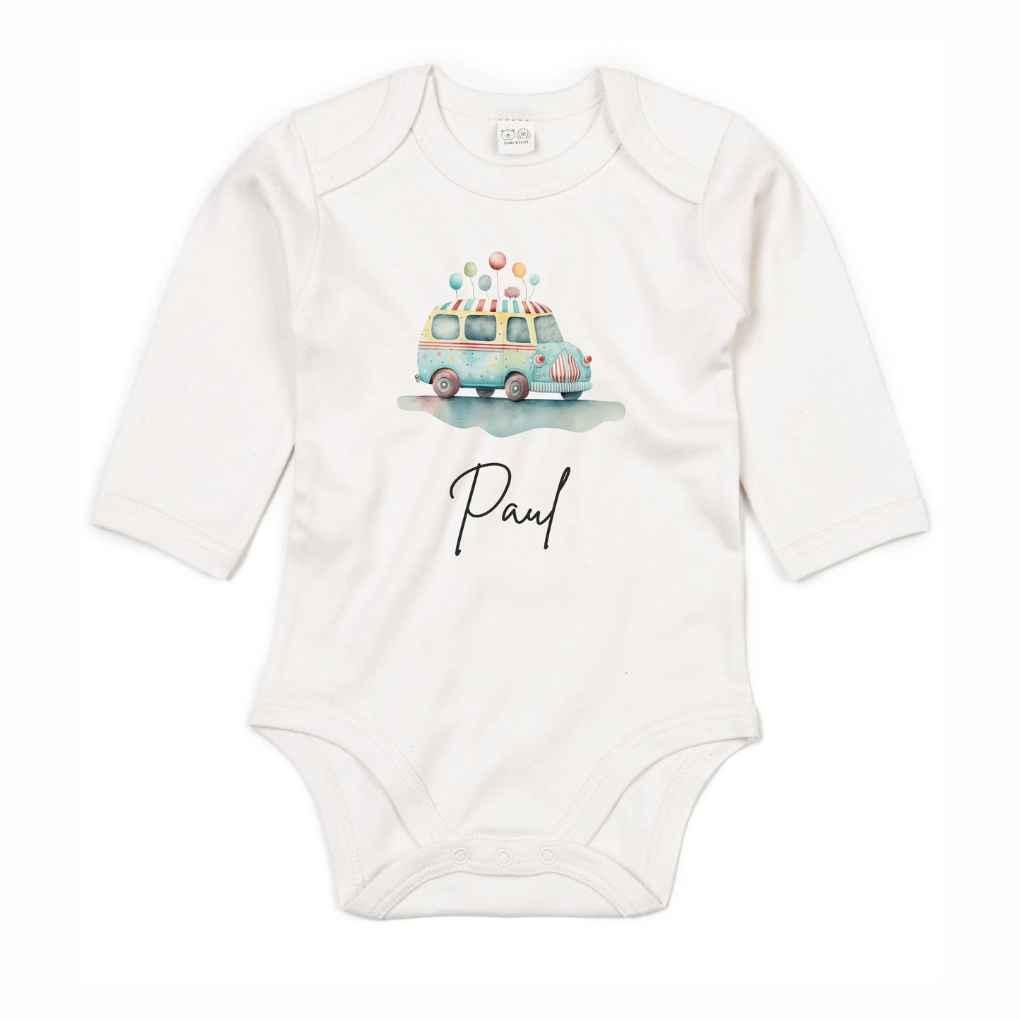 Langarmbody Bio Baumwolle Auto