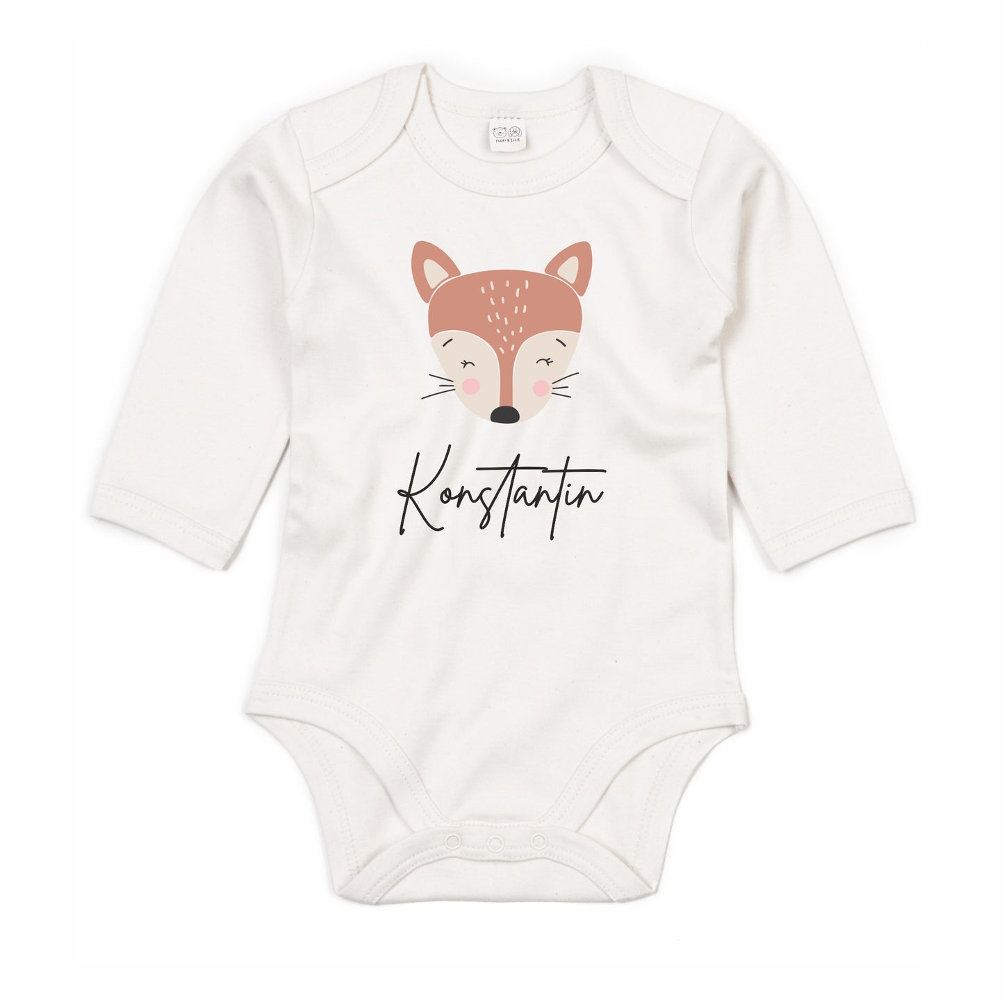 Langarmbody Bio Baumwolle Fuchs