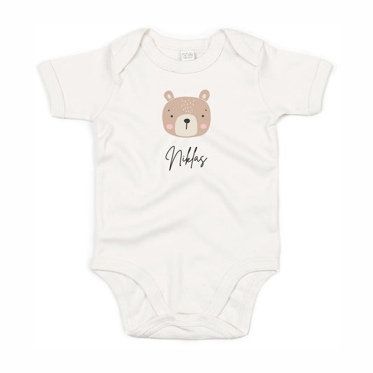 Kurzarmbody Bio Baumwolle Tiere