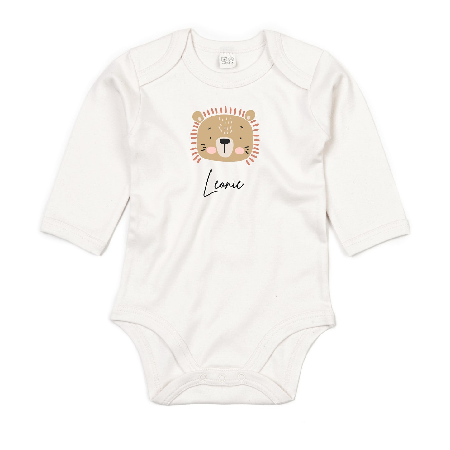 Langarmbody Bio Baumwolle Tiere