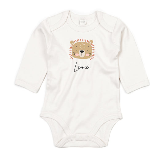 Langarmbody Bio Baumwolle Tiere