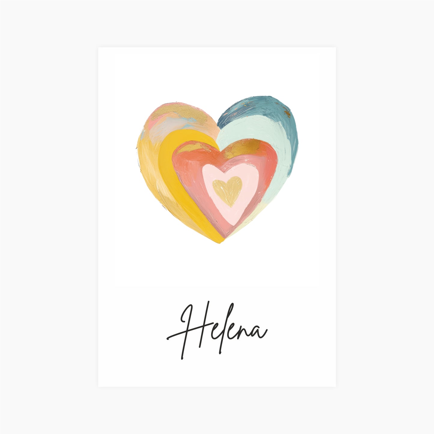 Kinderposter Herz
