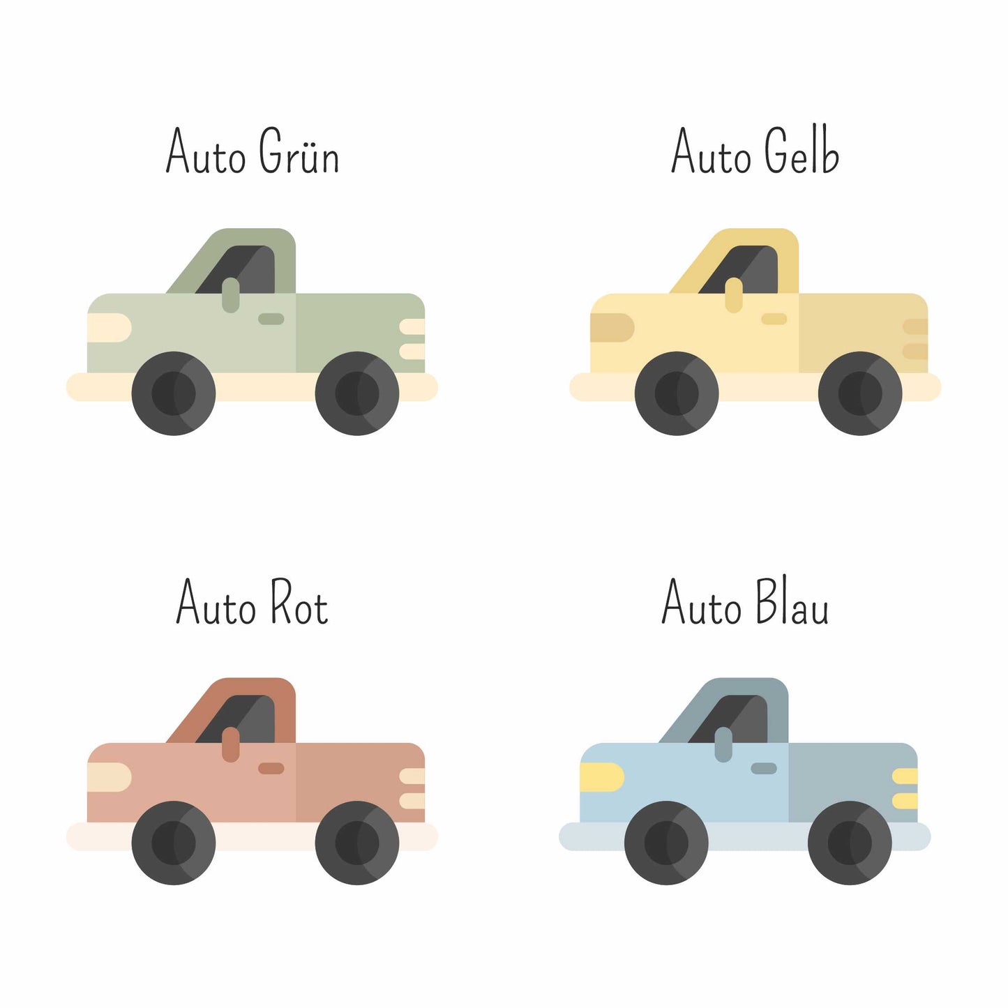Kurzarmbody Bio Baumwolle Autos