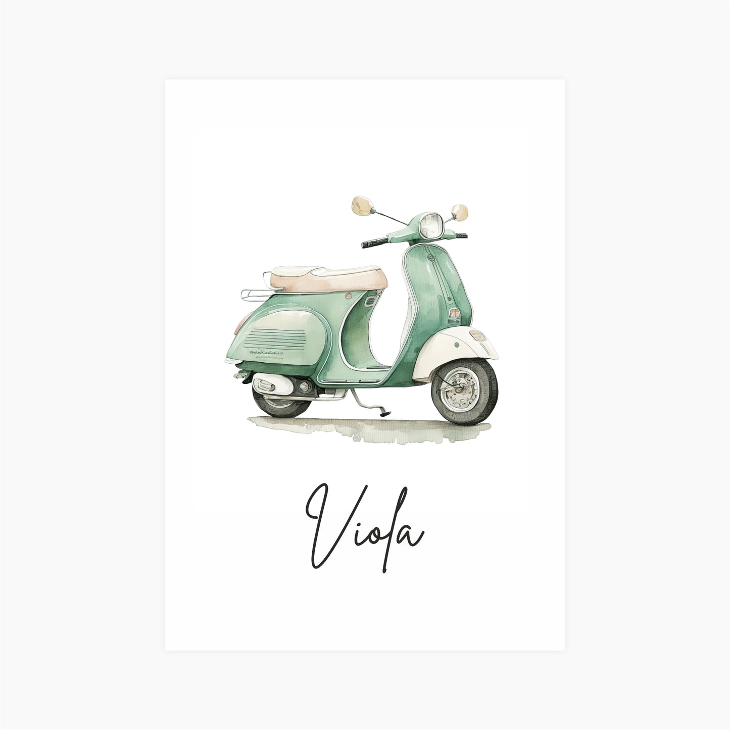 Kinderposter Vespa