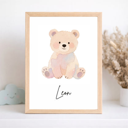 Kinderposter Bär