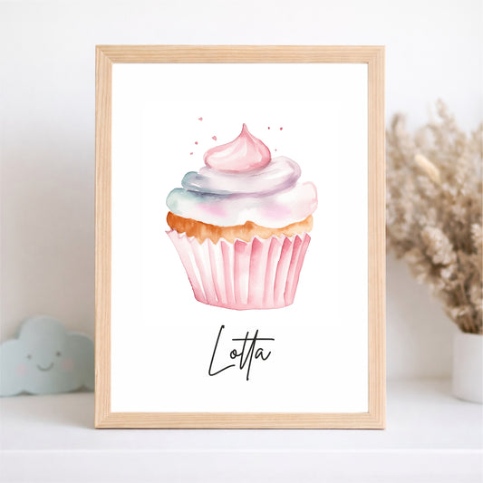 Kinderposter Cupcake