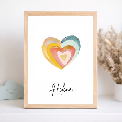 Kinderposter Herz