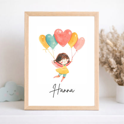 Kinderposter Luftballons