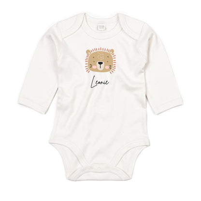 Langarmbody Bio Baumwolle Tiere