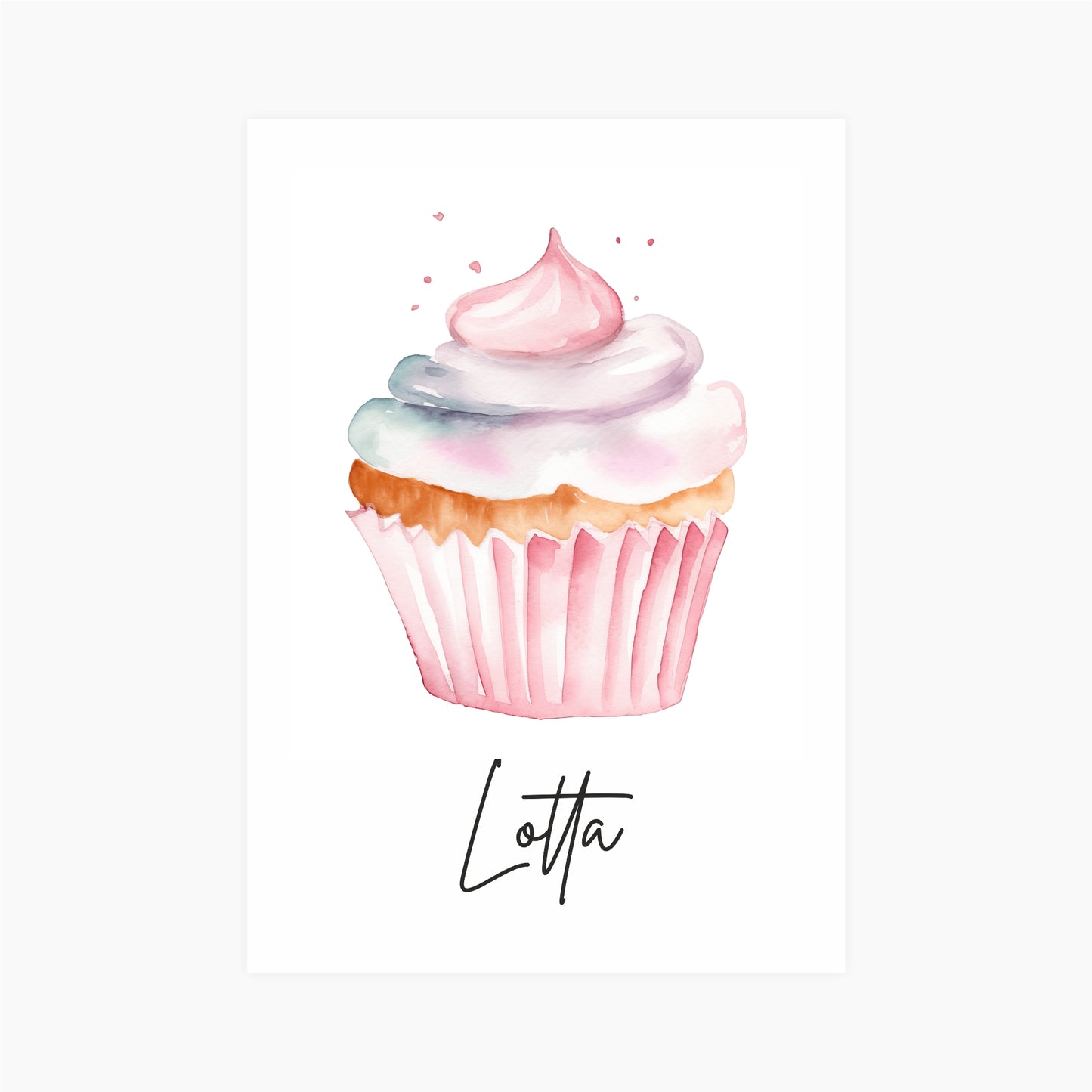 Kinderposter Cupcake