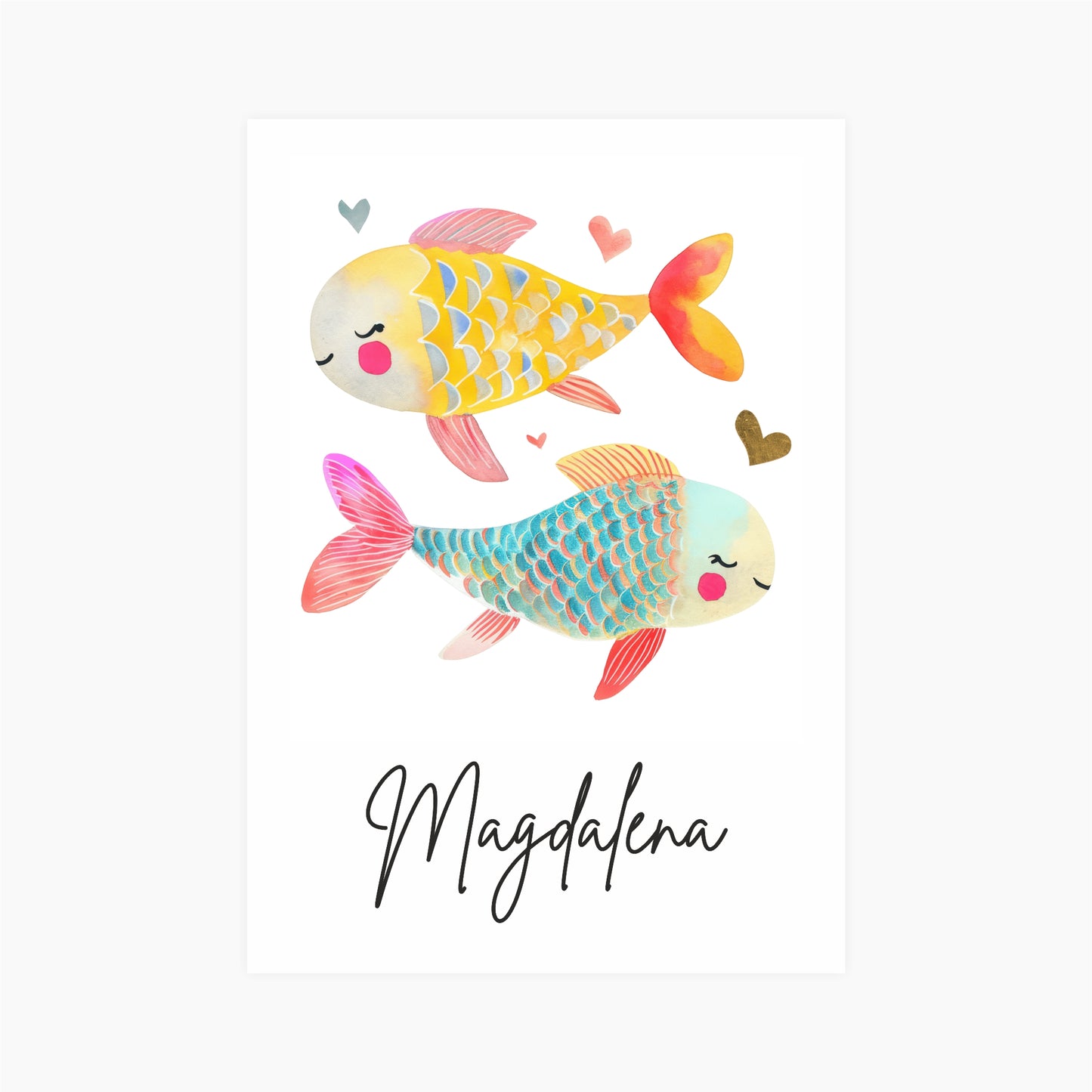 Kinderposter Fische