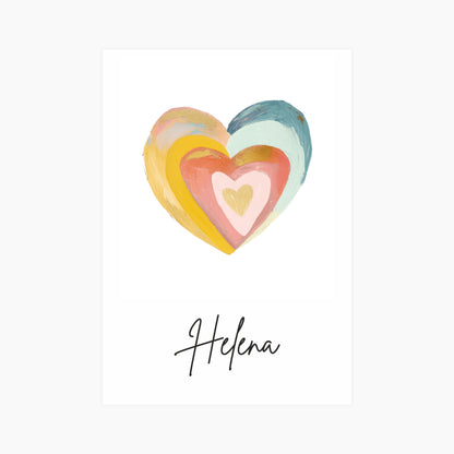 Kinderposter Herz