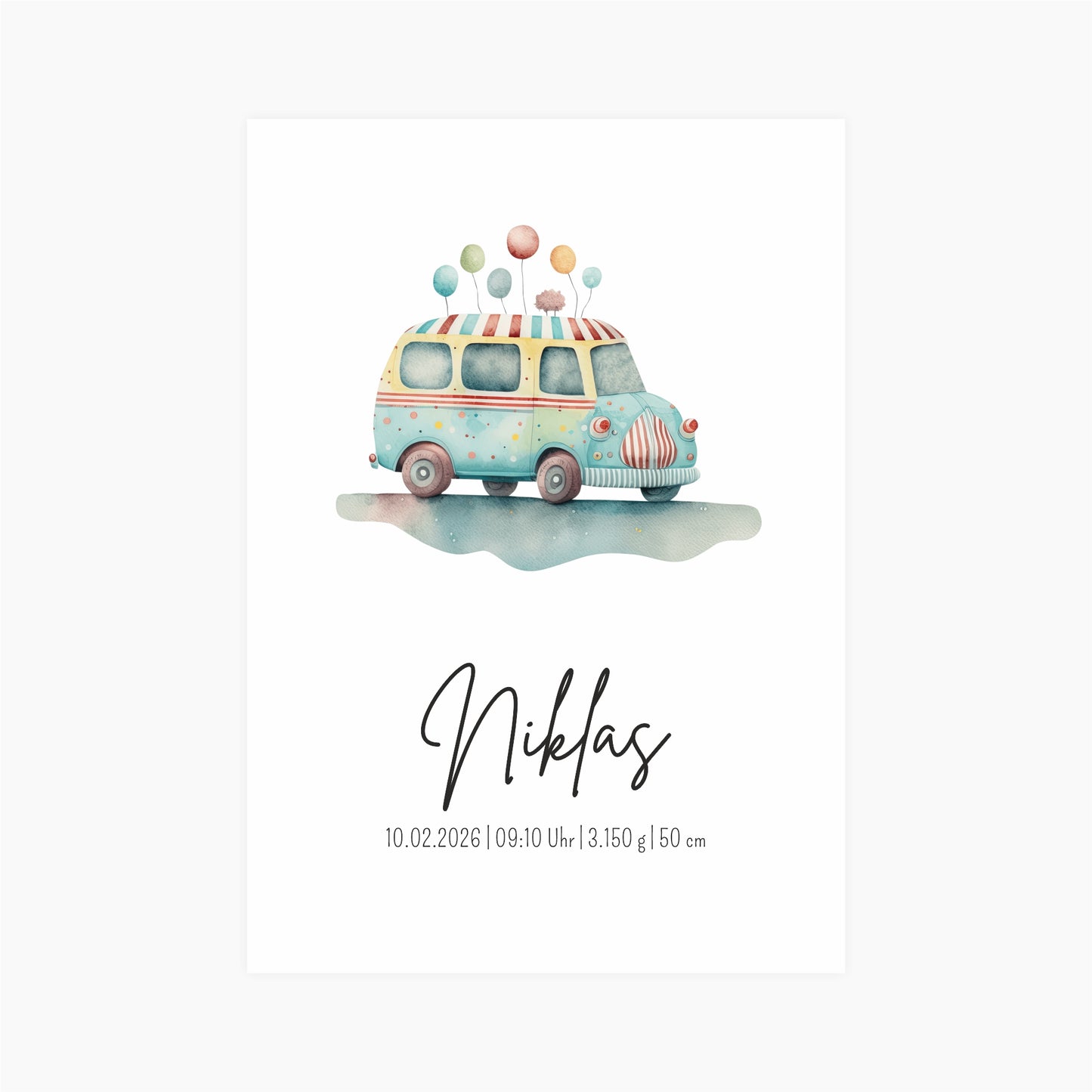 Geburtsposter Bus