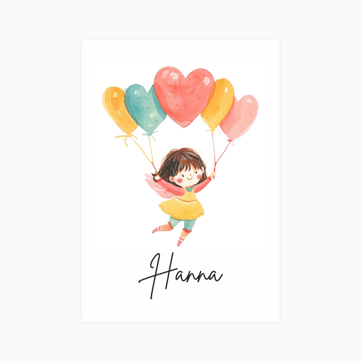 Kinderposter Luftballons