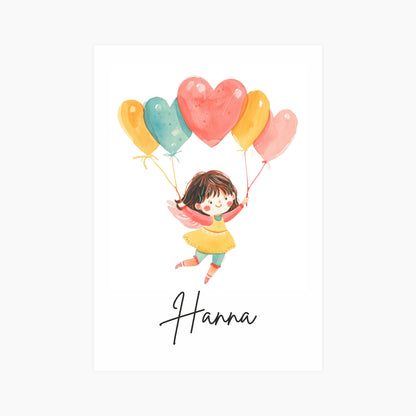 Kinderposter Luftballons